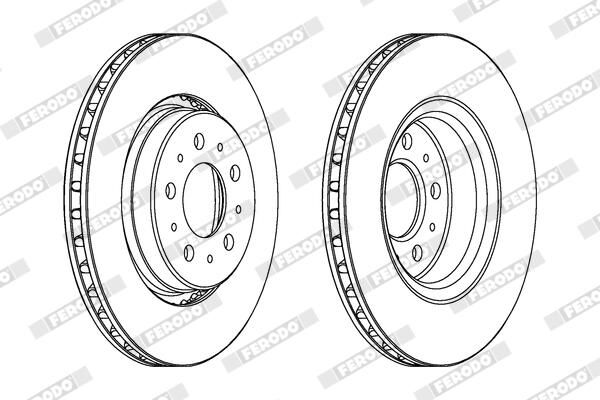 FERODO DDF1031 Brake Disc
