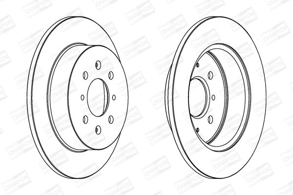 Гальмівний диск, Champion 562440