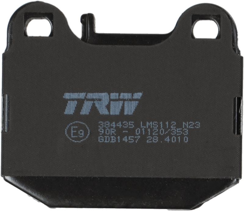 TRW GDB1457 Brake Pad Set, disc brake