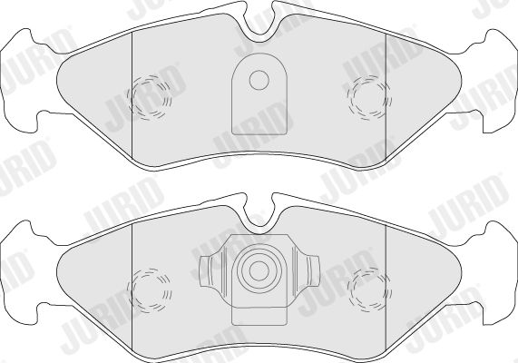 JURID 571846J Brake Pad Set, disc brake