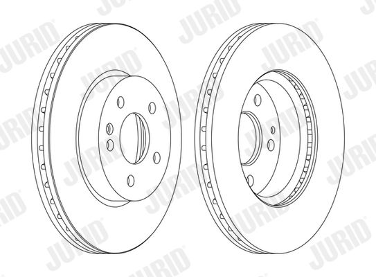 Тормозной диск JURID 562392JC1 LV (PIECE)