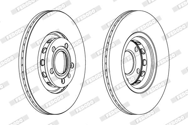 FERODO DDF1706 Brake Disc