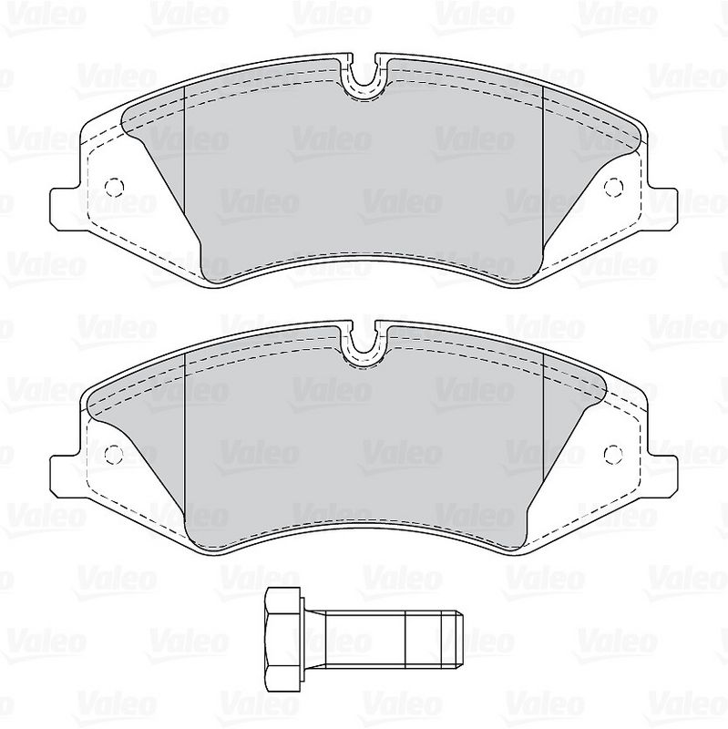 VALEO Plaquettes de frein à disque 671324