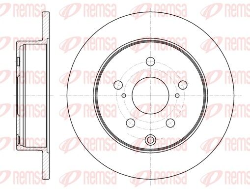 Гальмівний диск, Remsa 61188.00