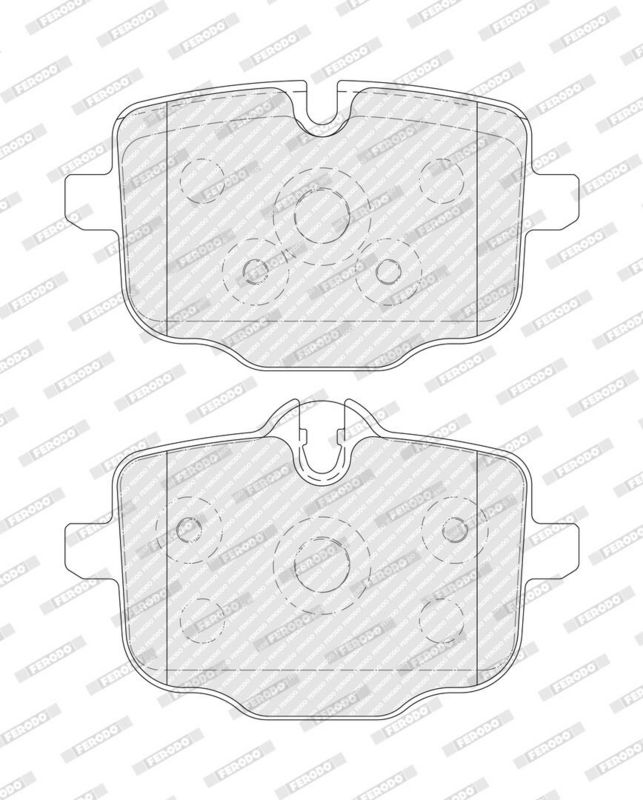 FERODO Plaquettes de frein à disque FDB4381