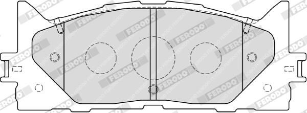 FERODO FDB1991 Brake Pad Set, disc brake