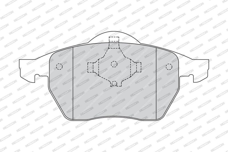 FERODO Plaquettes de frein à disque FDB1167