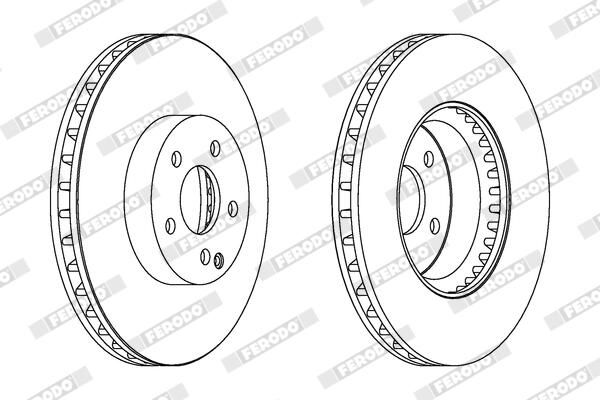 FERODO DDF1692C-1 Brake Disc