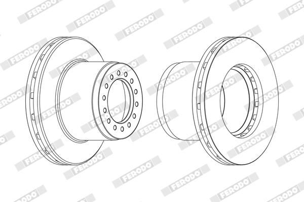 Brzdový kotouč FCR189A