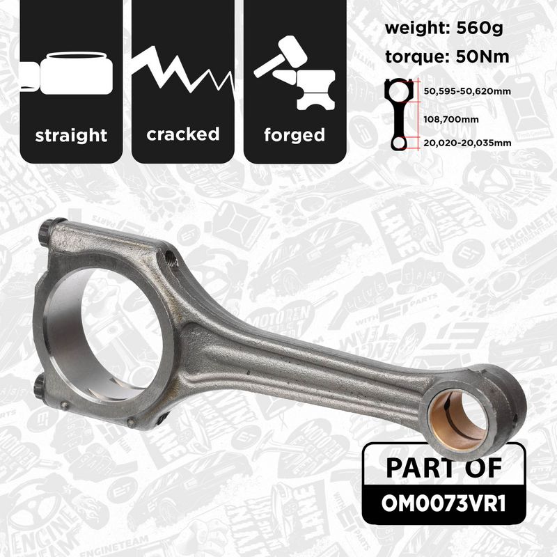 Product Image - Plunjerset - OM0073VR1 - ET ENGINETEAM