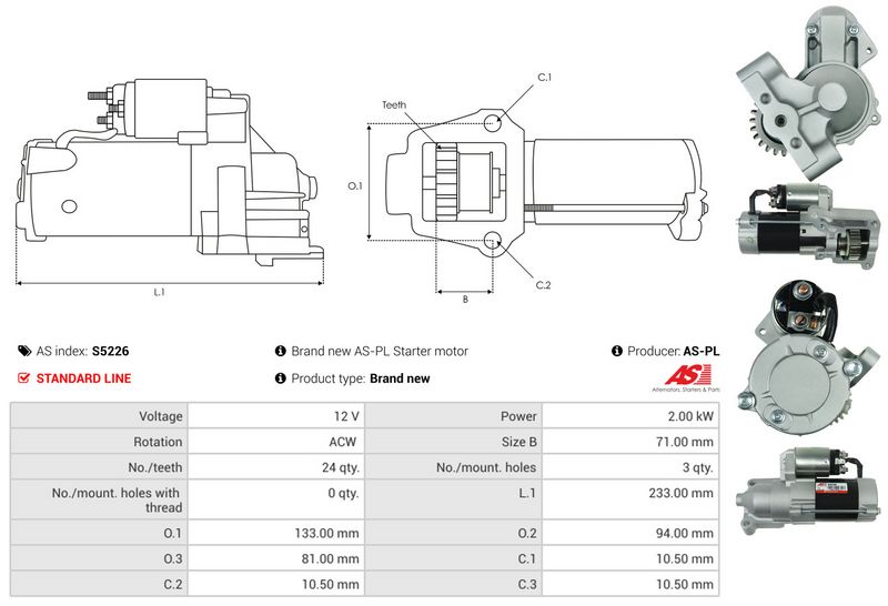 AS-PL S5226 Starter