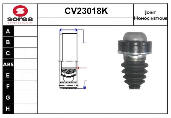 Set articulatie, planetara CV23018K EAI