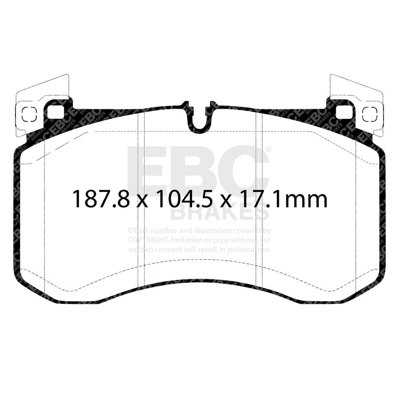EBC Brakes Remblokkenset, schijfrem DP42409R