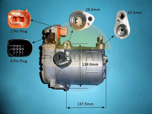 Auto Air Gloucester Compressor, air conditioning 14-0807