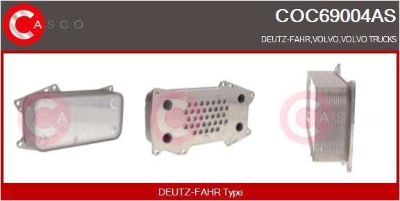 Olejový chladič, motorový olej COC69004AS
