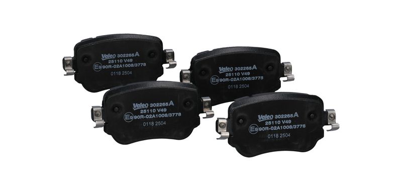 Piduriklotsi komplekt, ketaspidur, VALEO 302265A