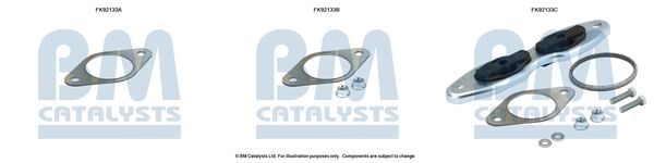 BM CATALYSTS szerelőkészlet, katalizátor FK92133