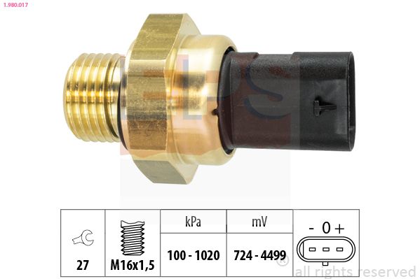 EPS FORD Датчик тиску оливи B-MAX 1.5 15-, C-MAX 1.5 15-, TRANSIT CONNECT V408 1.5 15-