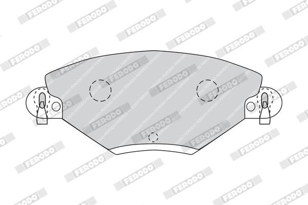 FERODO Plaquettes de frein à disque FDB1411