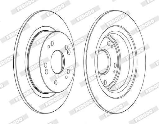 Disque+de+frein FERODO DDF1776C