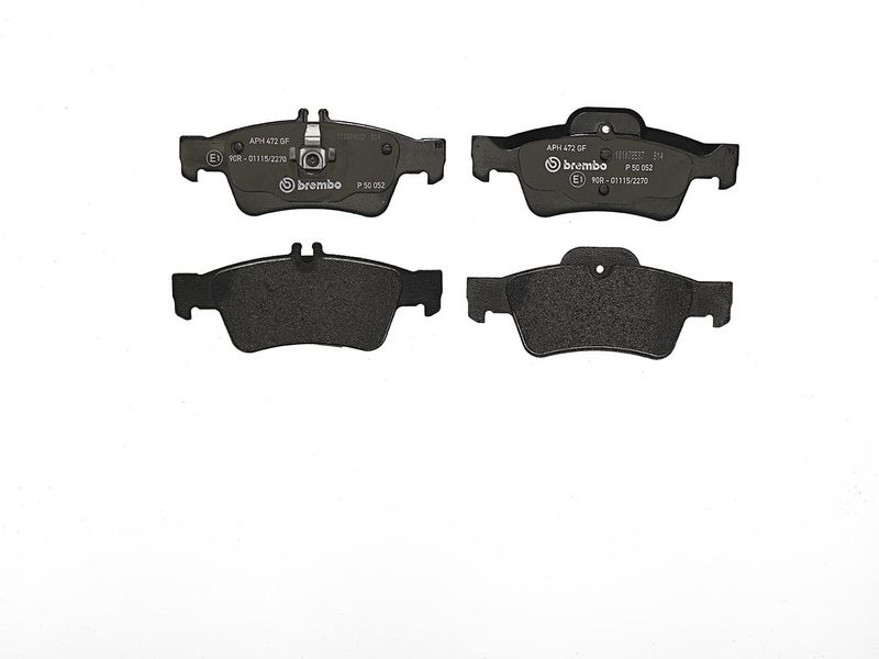 комплект спирачно феродо, дискови спирачки BREMBO