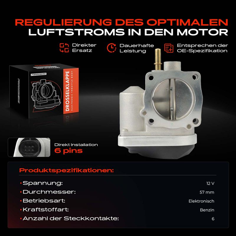 Frankberg 5481FB0022760 Throttle Body