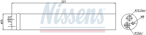 NISSENS 95453 Dryer, air conditioning