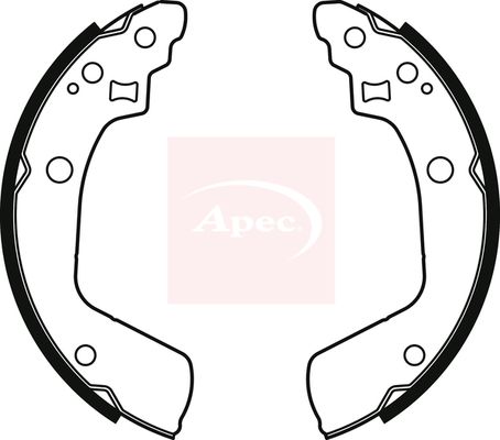 APEC Brake Shoe Set SHU814
