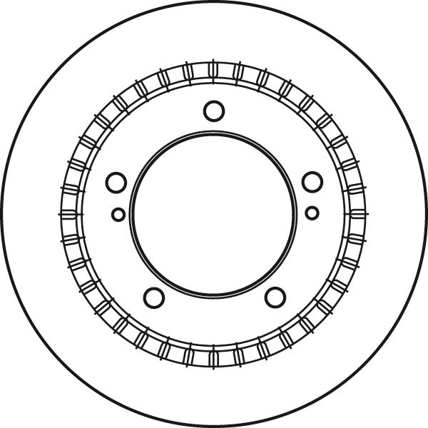 Гальмівний диск, Trw DF6023