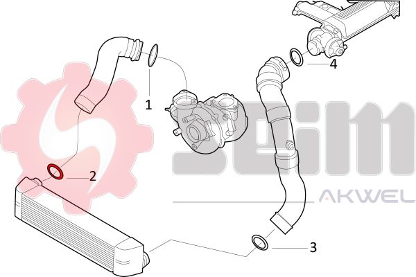 SEIM 981713 Charge Air Hose