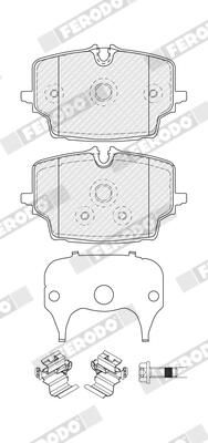 FERODO FDB5543 Brake Pad Set, disc brake