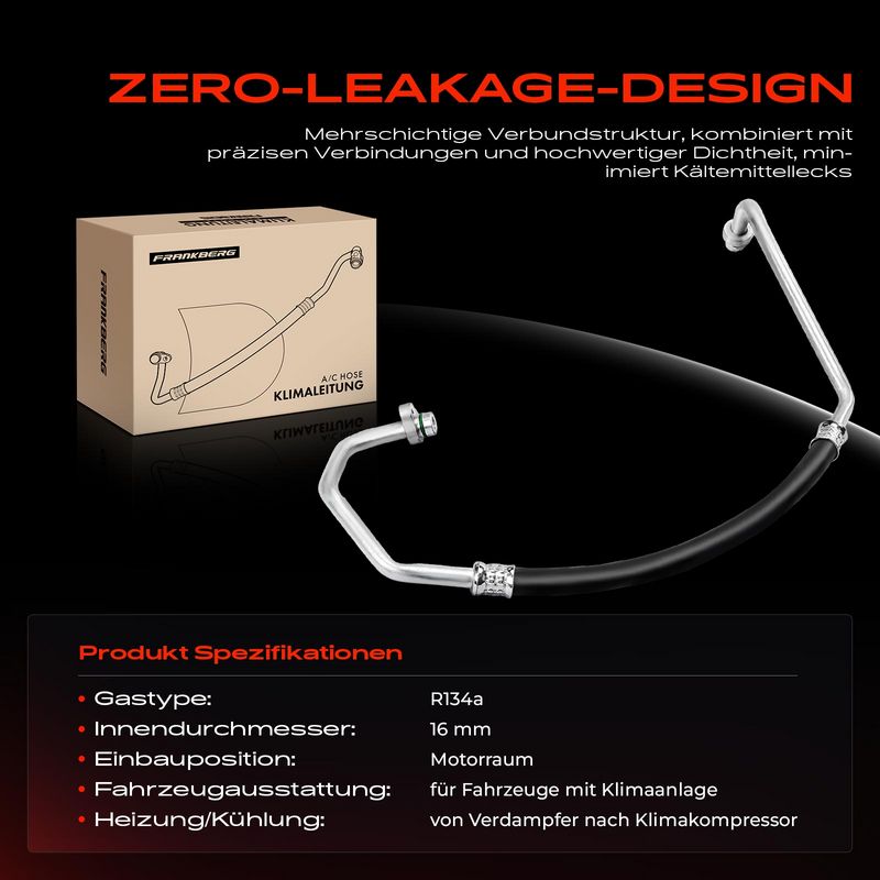Frankberg 5481FB0031986 High/Low-pressure Line, air conditioning