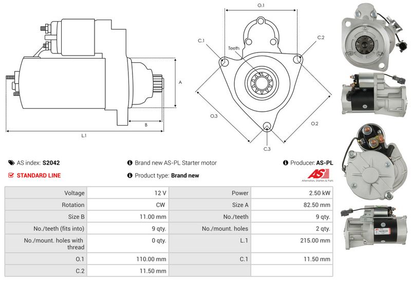 AS-PL S2042 Starter