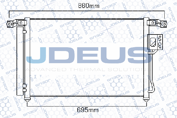 JDEUS kondenzátor, klíma 754M27