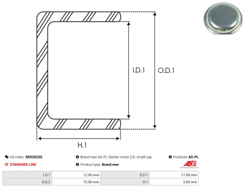 AS-PL SRS2023S Repair Kit, starter