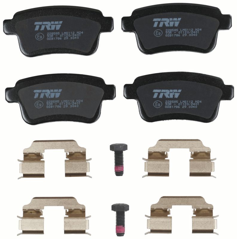 TRW GDB1786 Brake Pad Set, disc brake