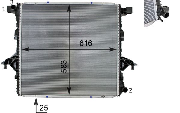 MAHLE Radiateur CR 81 000S