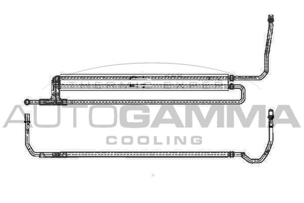 AUTOGAMMA Olajhűtő, motorolaj 103890