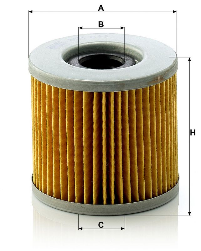Oliefilter (breedte: 64 mm, buitendiameter: 72 mm) past: SUZUKI GR, GS, GSF, GSX, GSX-R, RG, XN 250-1150 1977-2010