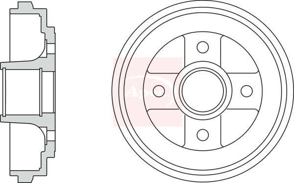 APEC Brake Drum DRM9975
