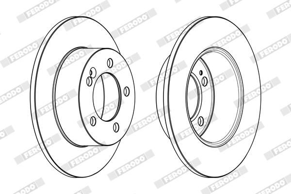 Disque+de+frein FERODO DDF1976C