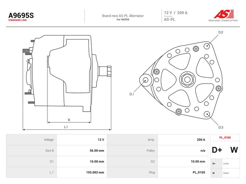This part match OEM code: V836674758