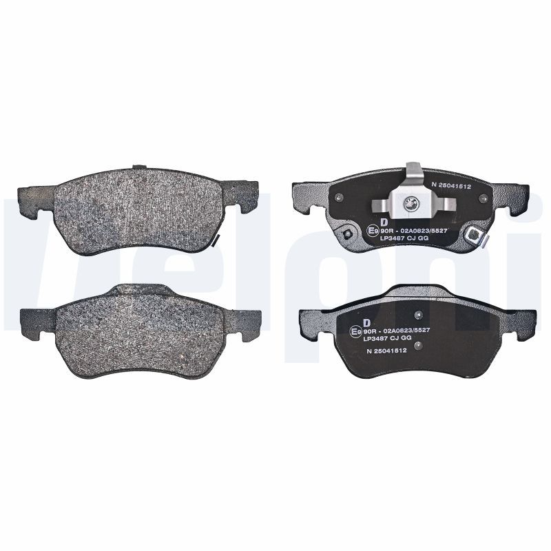 Set placute frana,frana disc LP3487 DELPHI