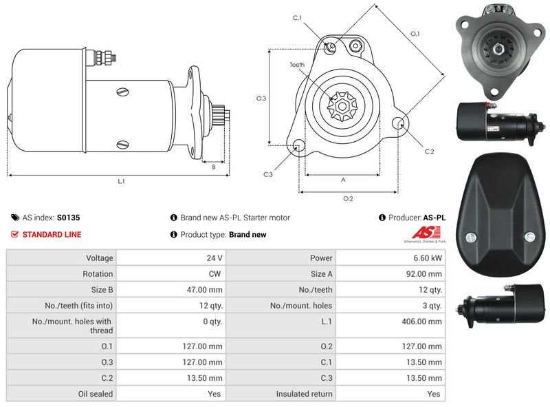 AS-PL S0135 Starter