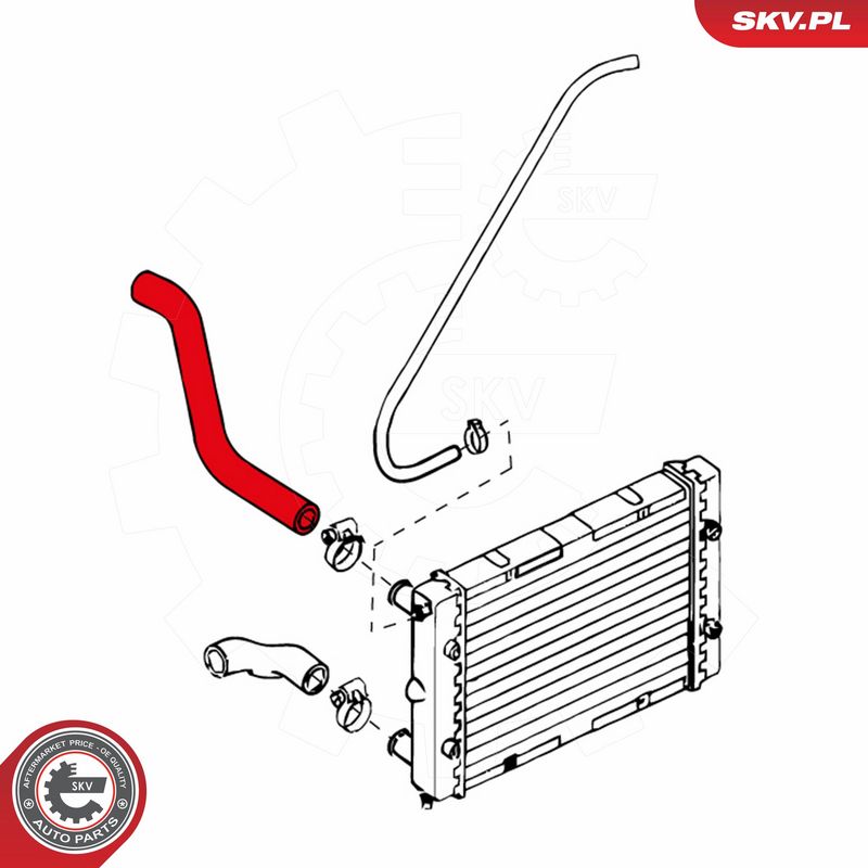 ESEN SKV 24SKV393 Radiator Hose