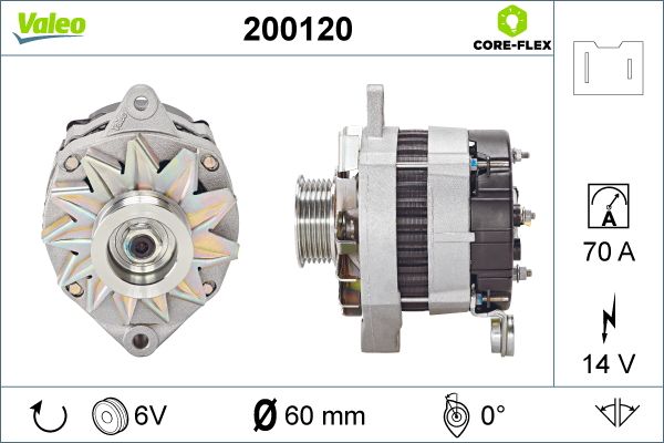 VALEO Dynamo / Alternator 200120