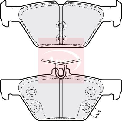 APEC Brake Pad Set, disc brake PAD2191