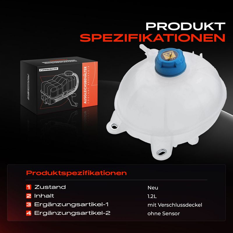 Frankberg 5481FB0012214 Expansion Tank, coolant