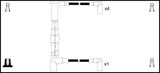 Juego de cables de encendido