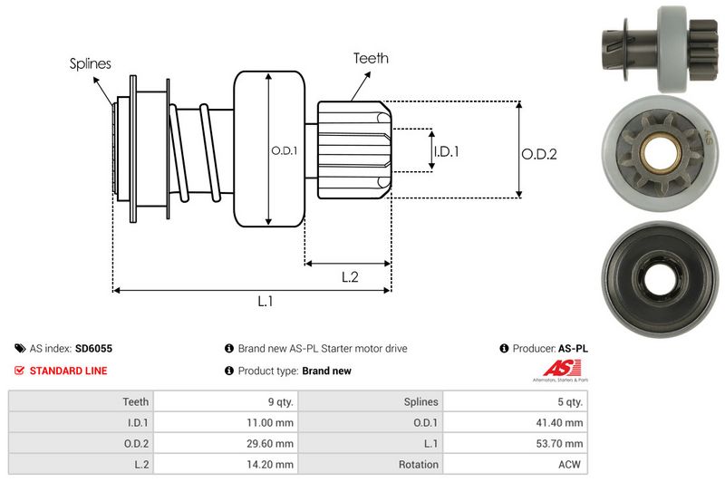 Vabajooks, starter, AS-PL SD6055
